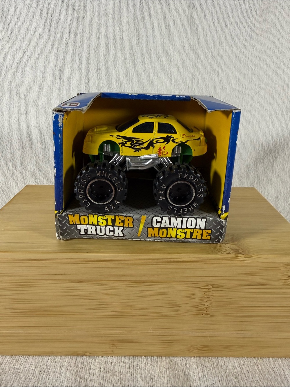 Turbo Wheels Yellow Monster Truck Toy